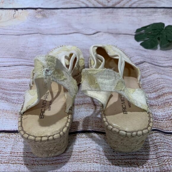 Eric Michael Floral Espadrilles Sandals size 40 - Picture 10 of 15